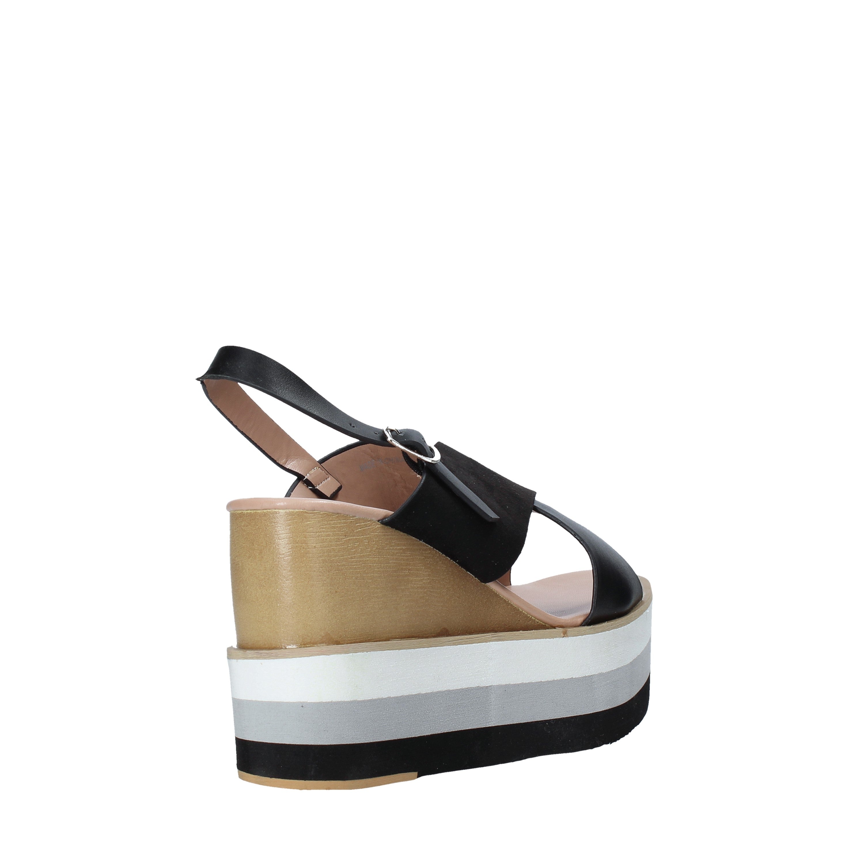 Sandali zeppa Nero Onyx