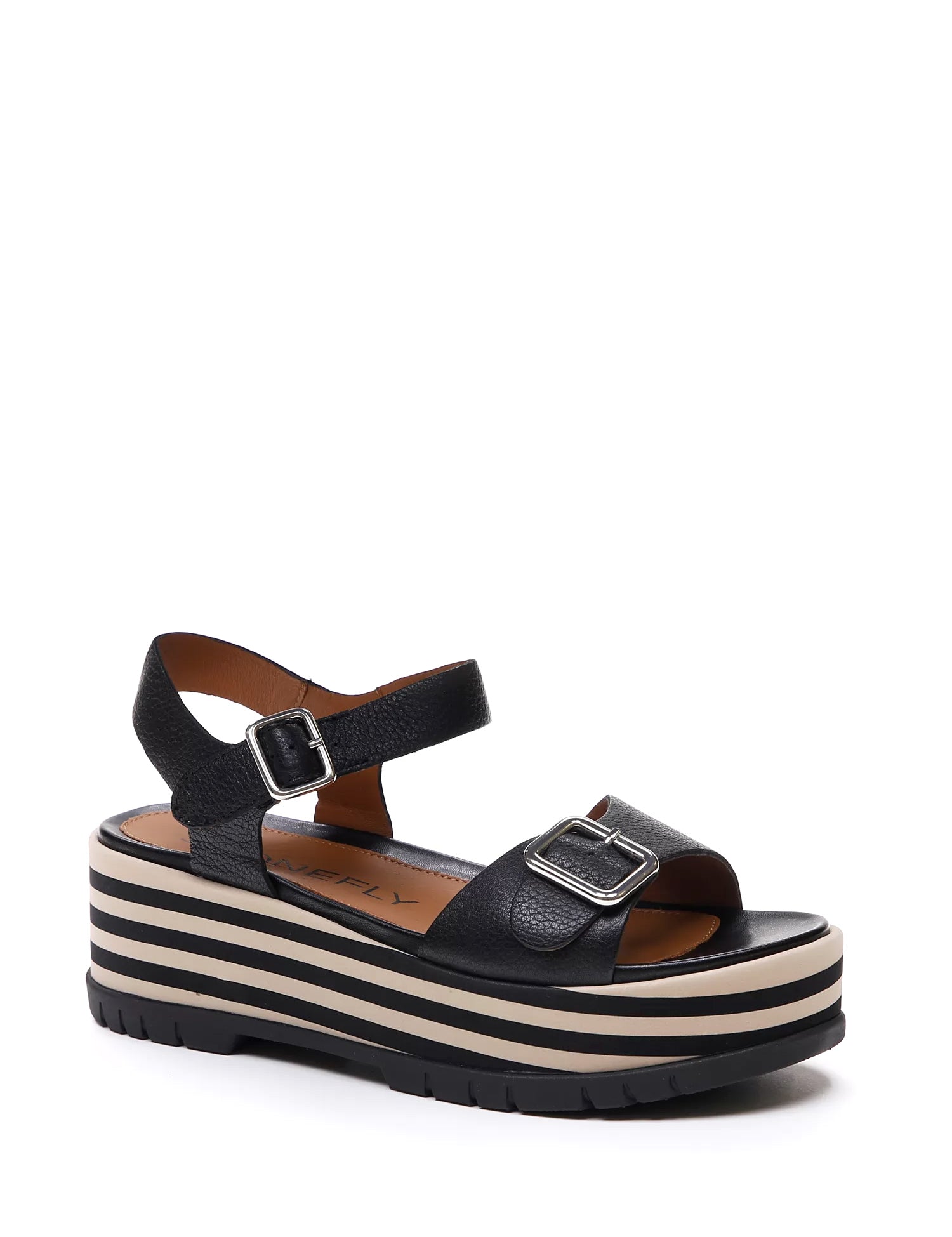 Sandali zeppa Nero Stonefly