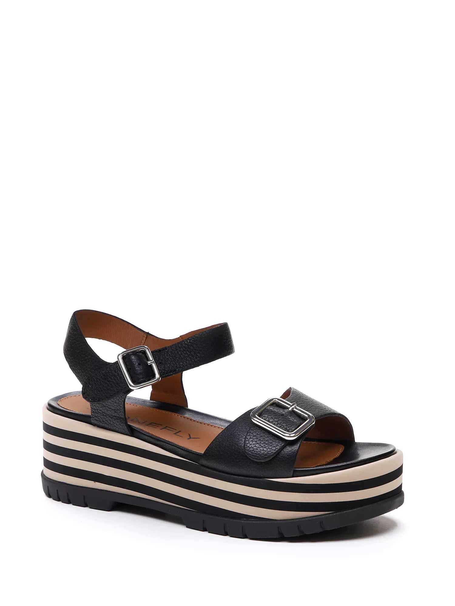 Sandali zeppa Nero Stonefly