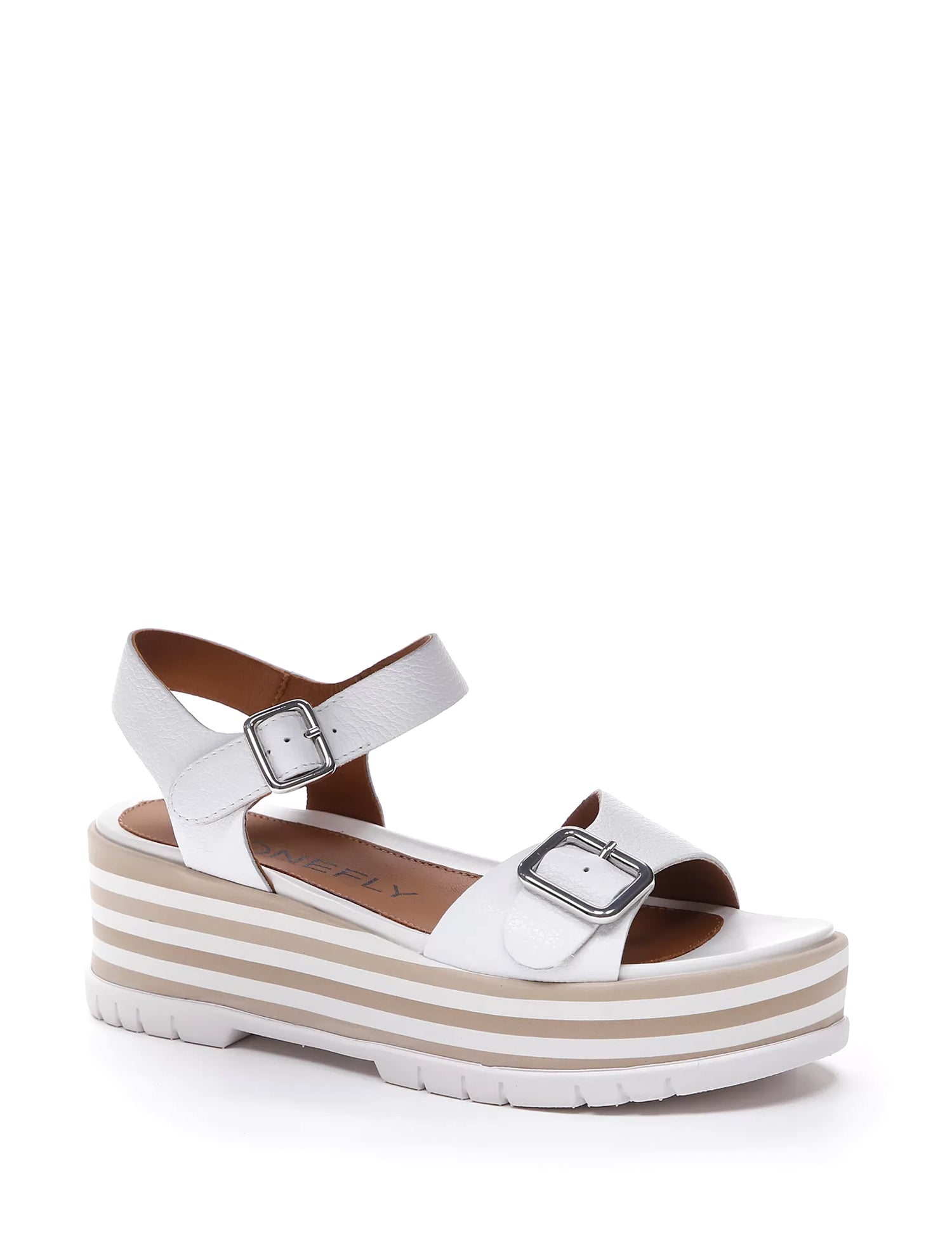 Sandali zeppa Bianco Stonefly