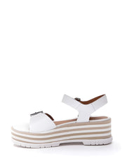 Sandali zeppa Bianco Stonefly