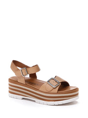 Sandali zeppa Marrone Stonefly