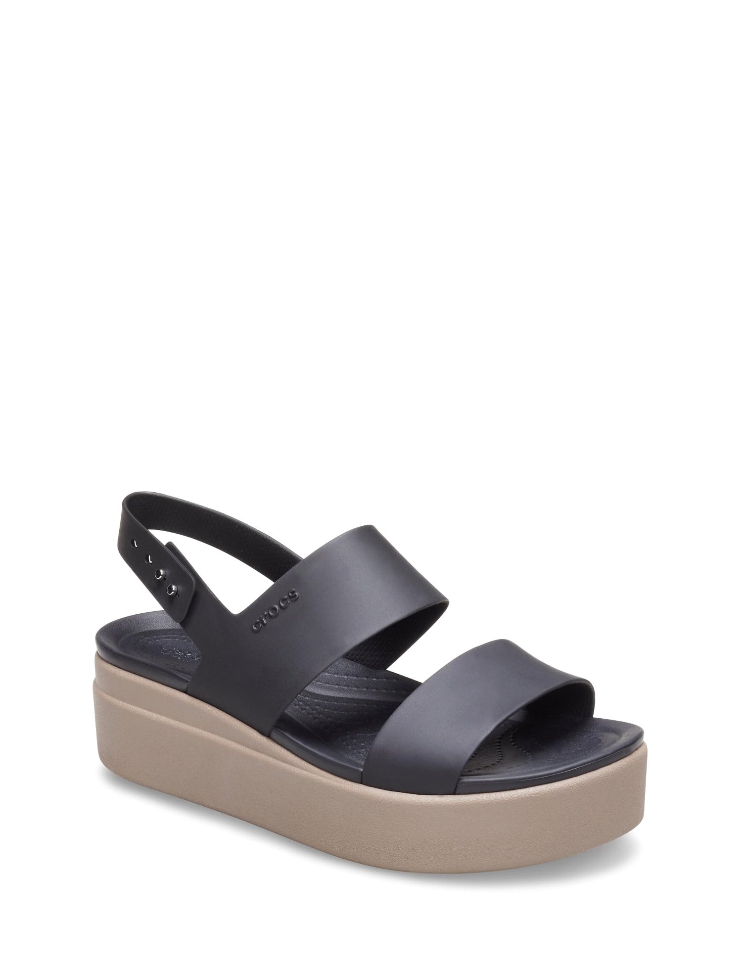 Sandali zeppa Nero W Bkmu Crocs