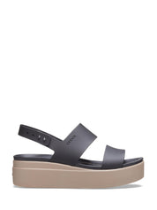 Sandali zeppa Nero W Bkmu Crocs