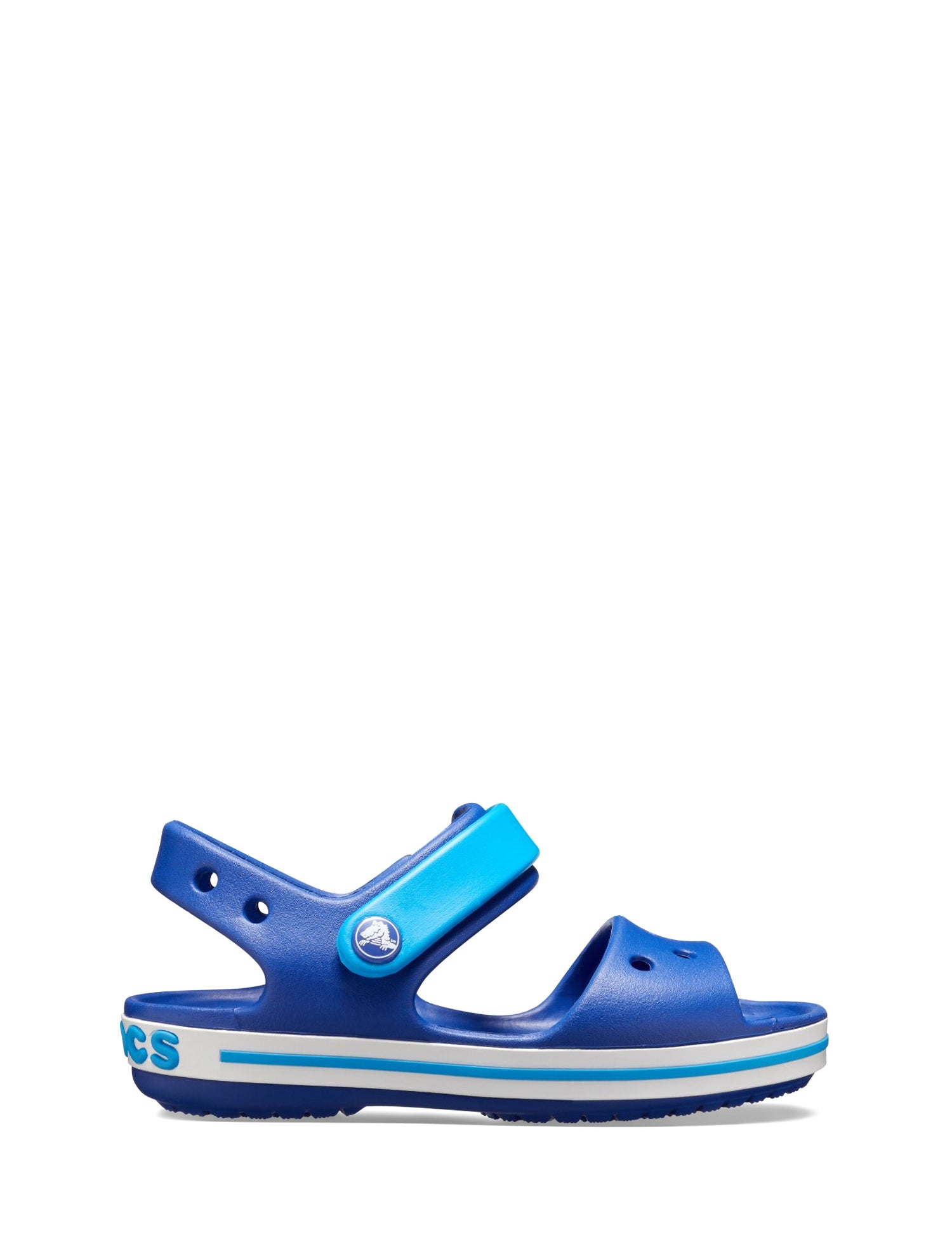 Sandali con strappi Blu Crocs