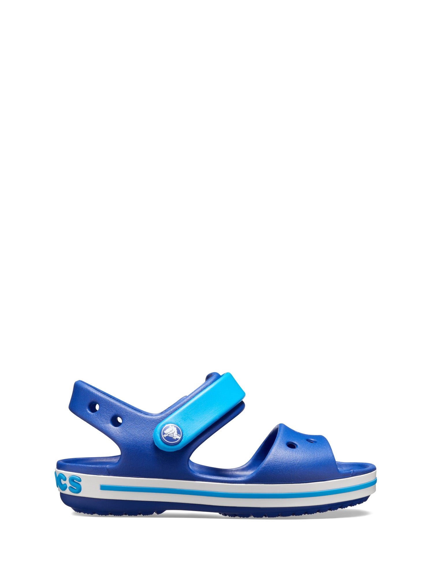 Sandali con strappi Blu Crocs