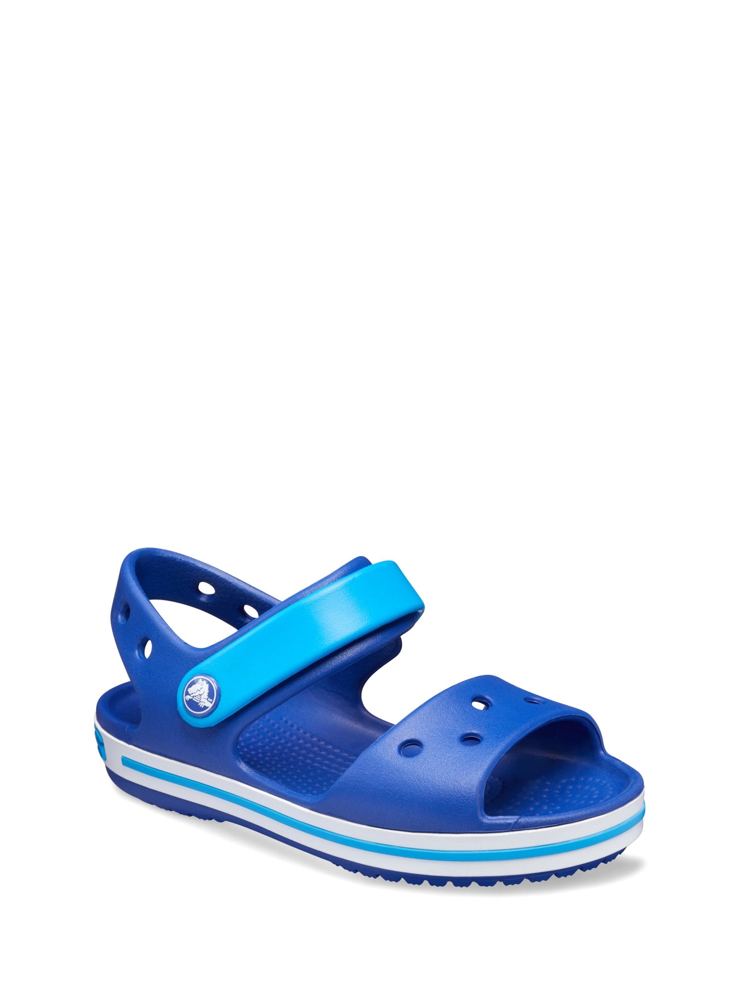 Sandali con strappi Blu Crocs