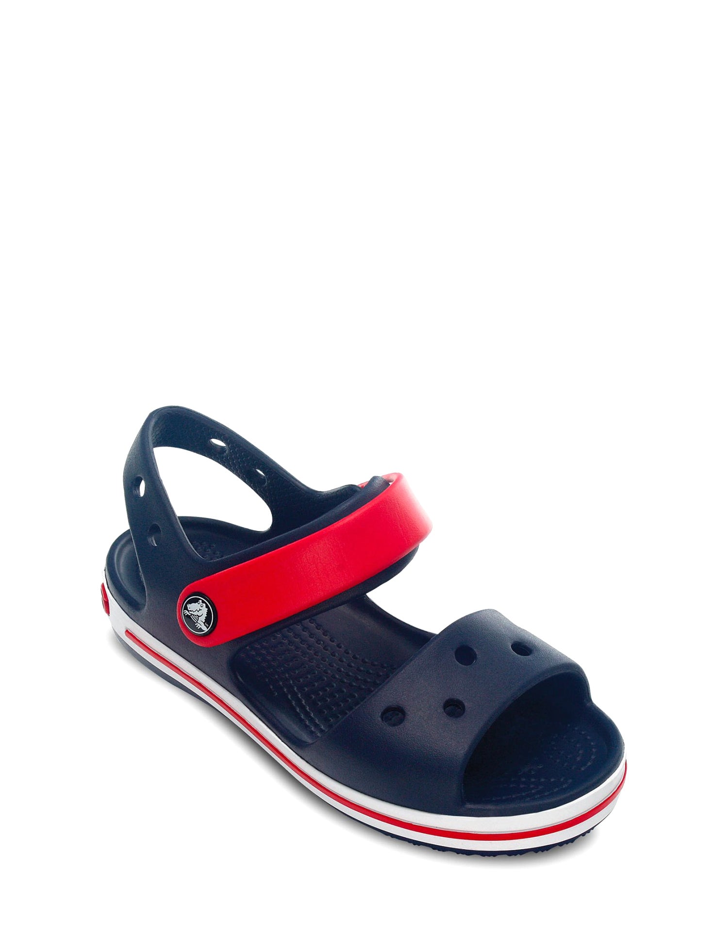 Sandali con strappi Blu Navy Crocs