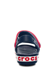 Sandali con strappi Blu Navy Crocs