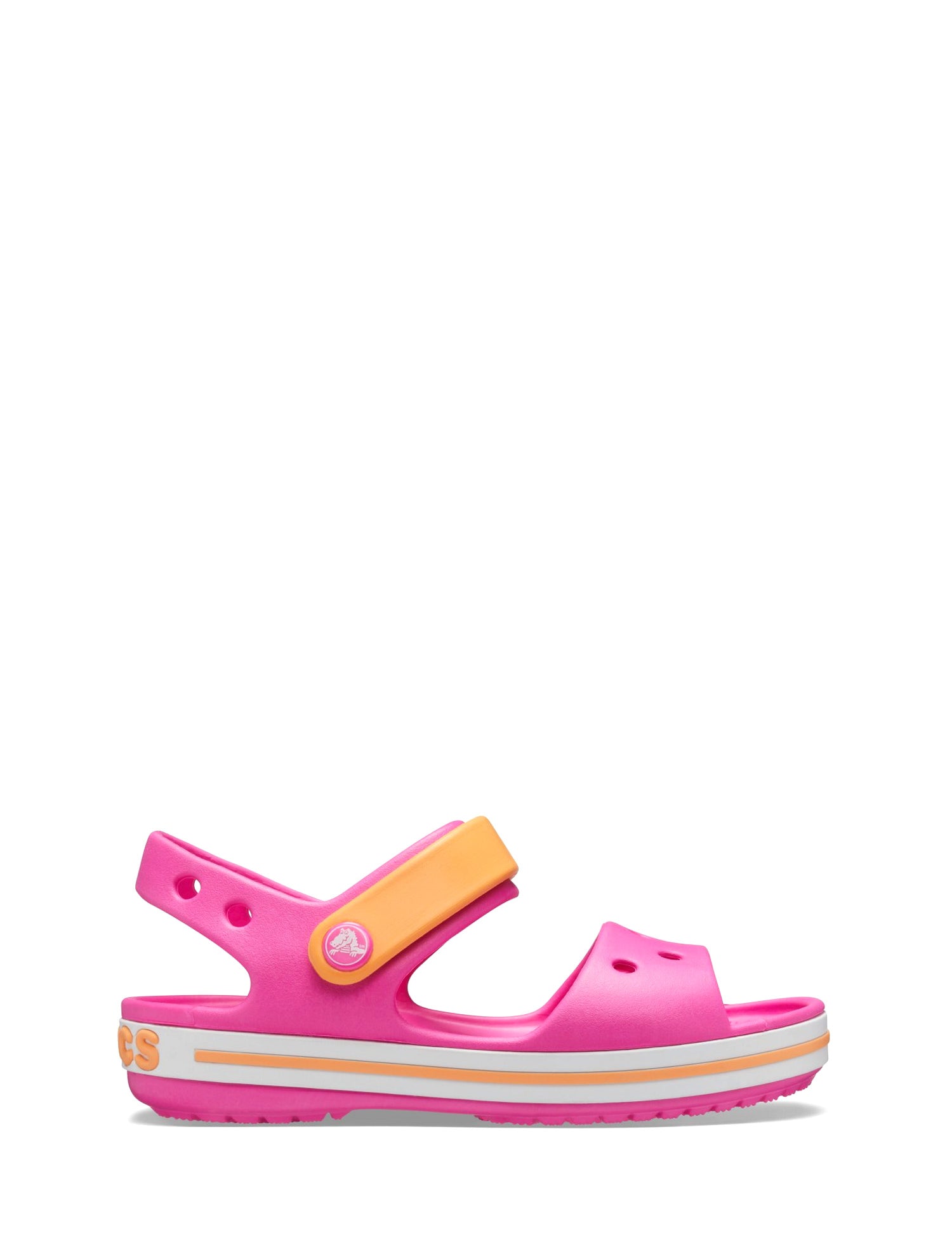 Sandali con strappi Rosa Arancio Crocs
