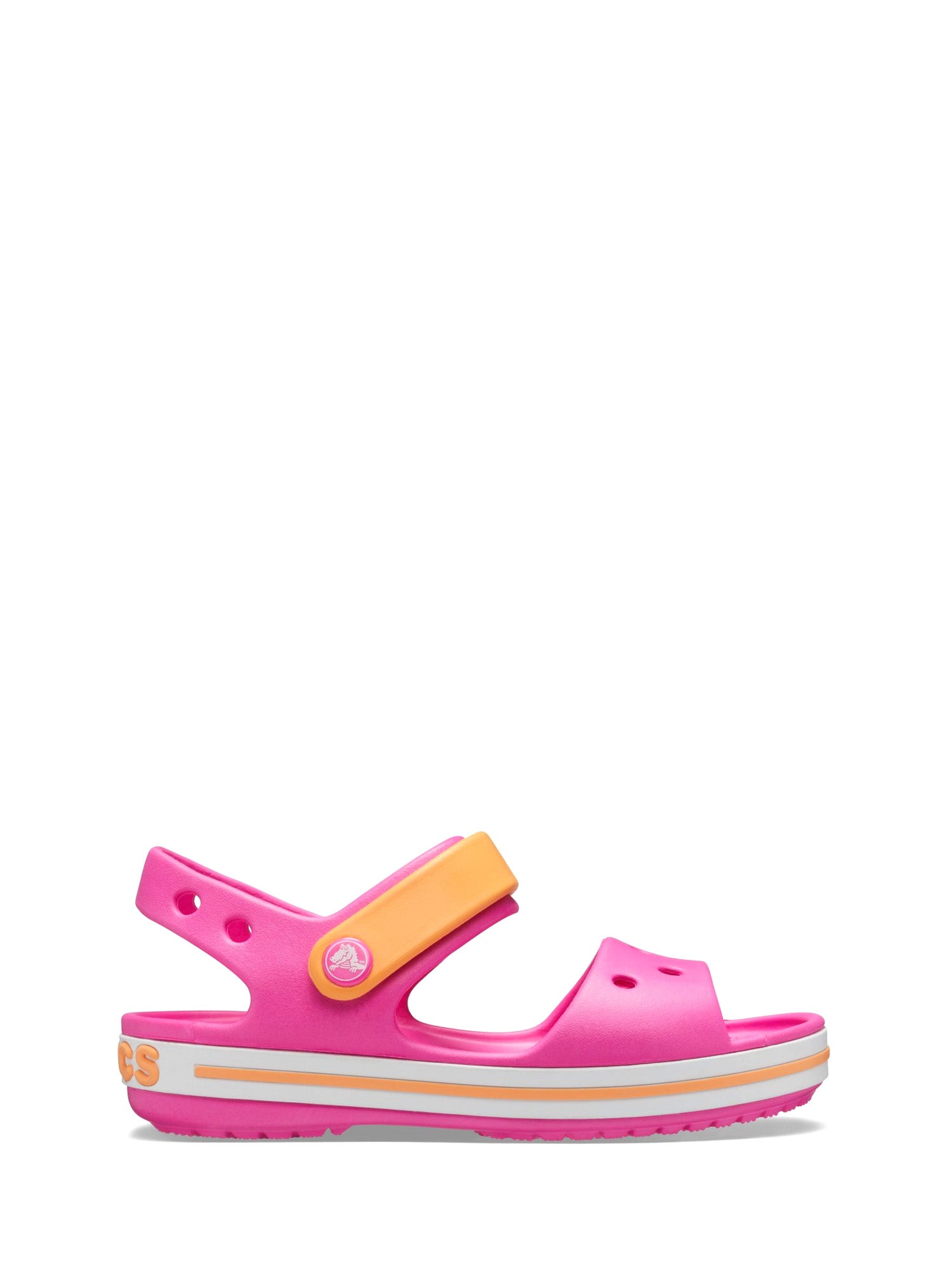 Sandali con strappi Rosa Arancio Crocs