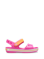 Sandali con strappi Rosa Arancio Crocs