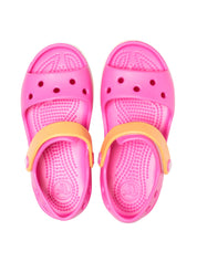 Sandali con strappi Rosa Arancio Crocs