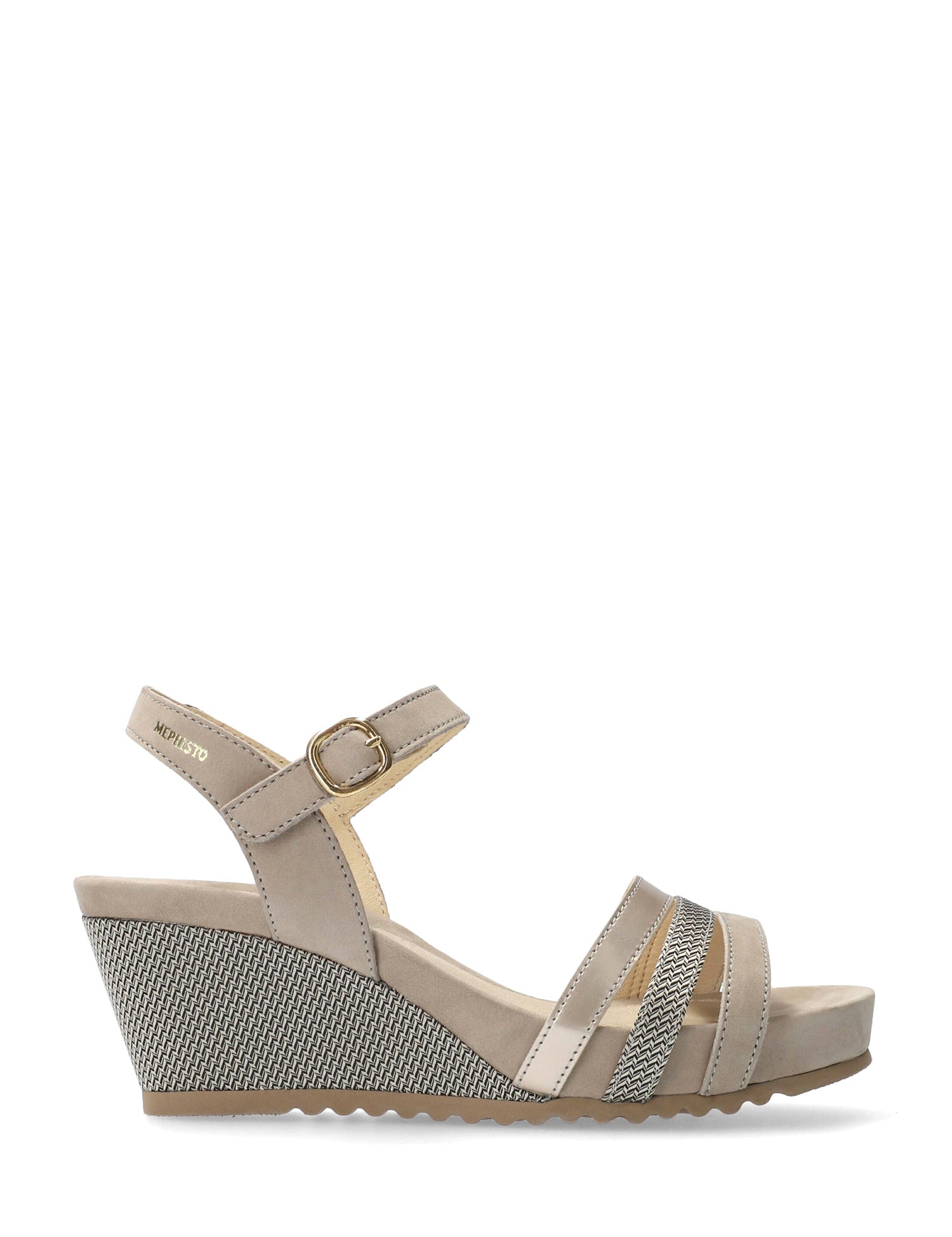 Sandali zeppa Beige Mephisto