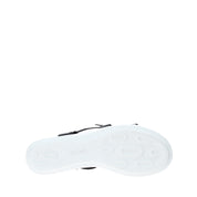 Sandali zeppa Nero Impronte