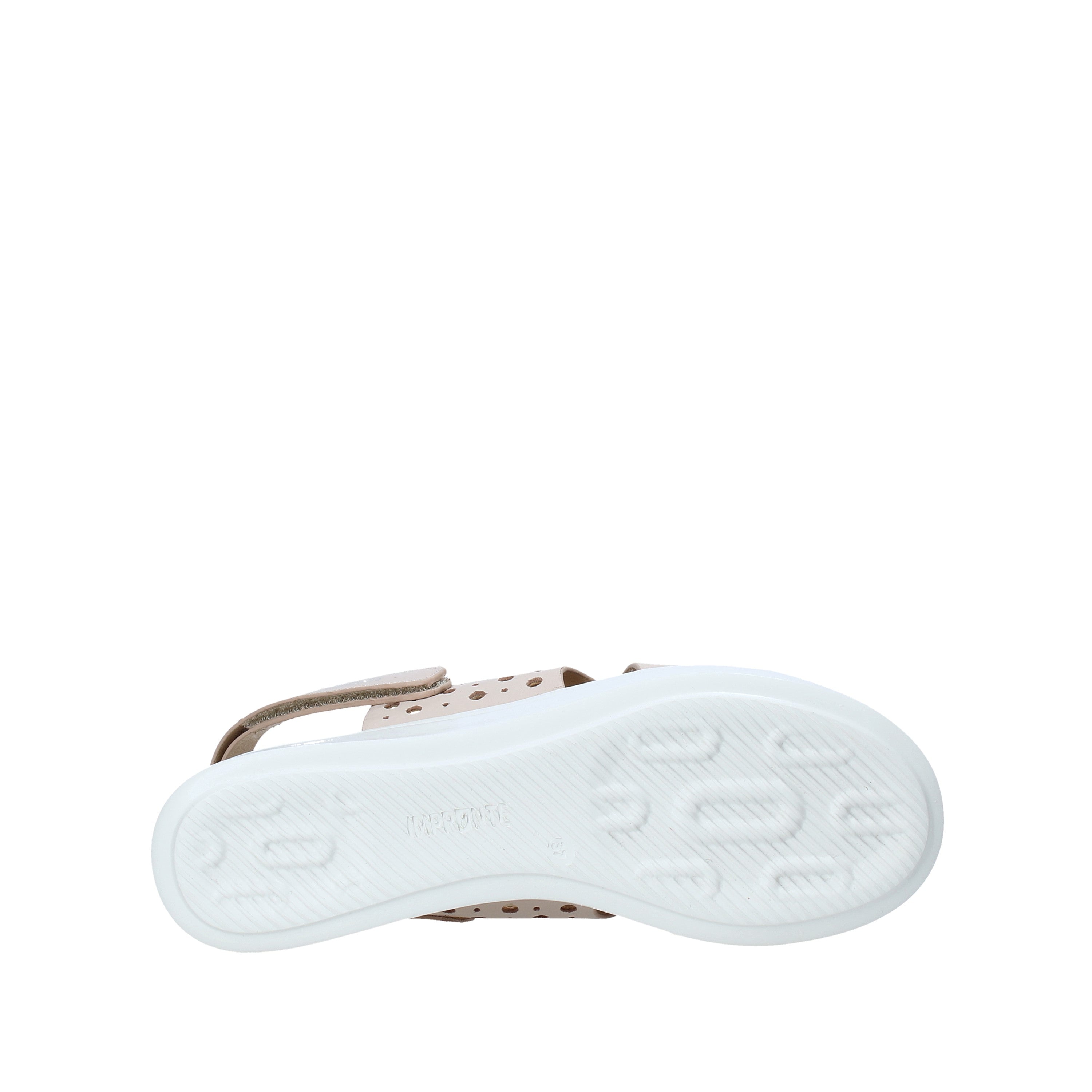 Sandali zeppa Rosa Impronte