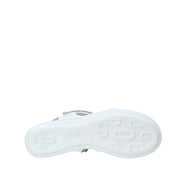 Sandali zeppa Bianco Impronte
