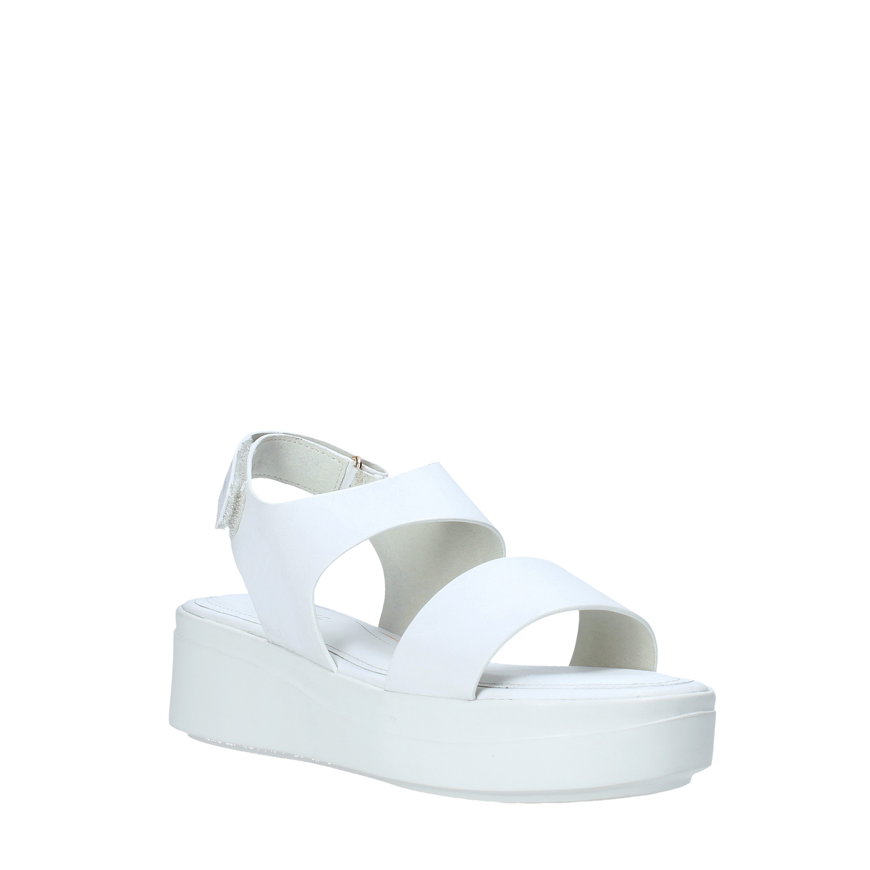 Sandali tacco Bianco Impronte