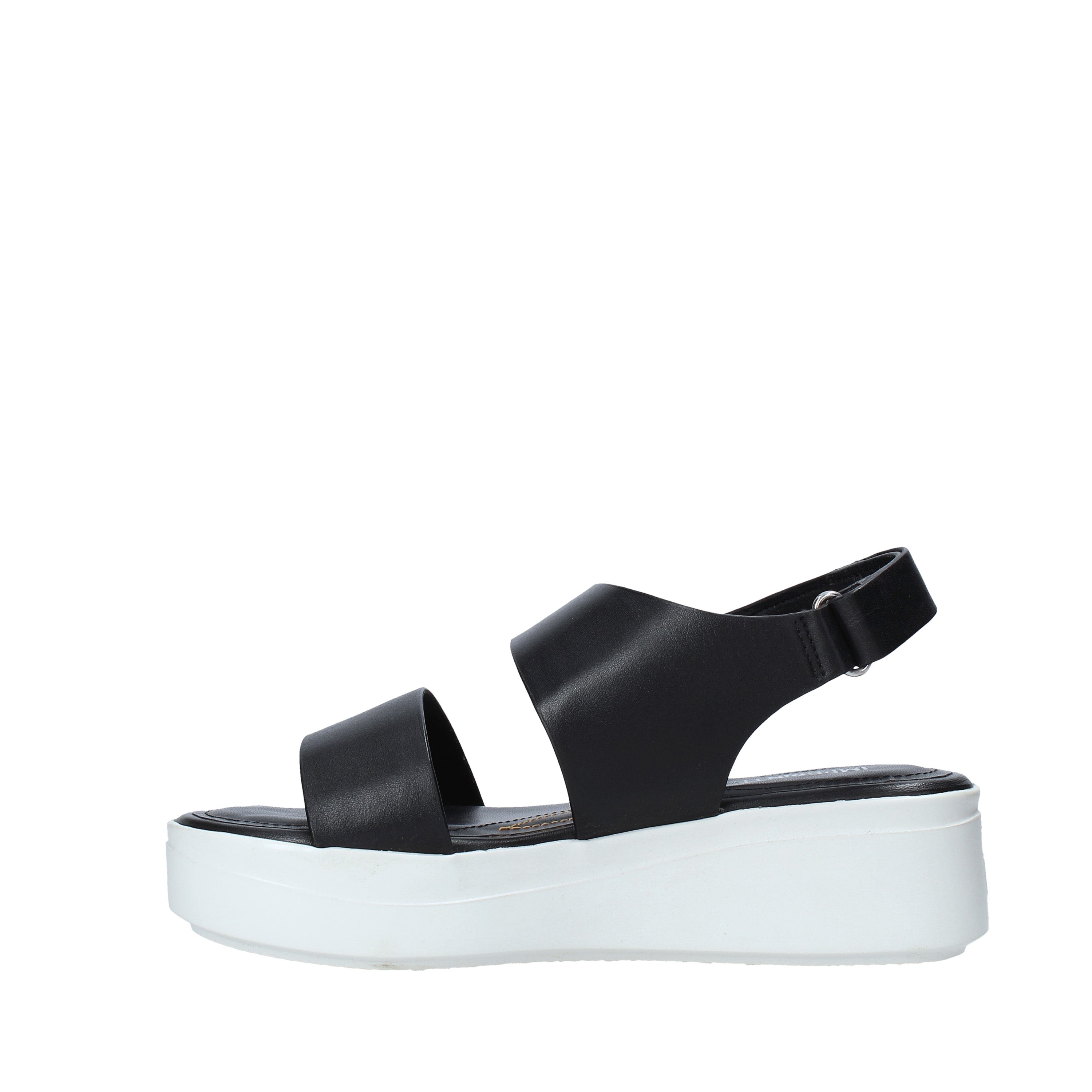 Sandali tacco Nero Impronte