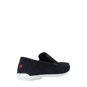 Mocassini Blu Scuro Impronte