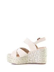 Sandali zeppa Beige 091 Wrangler