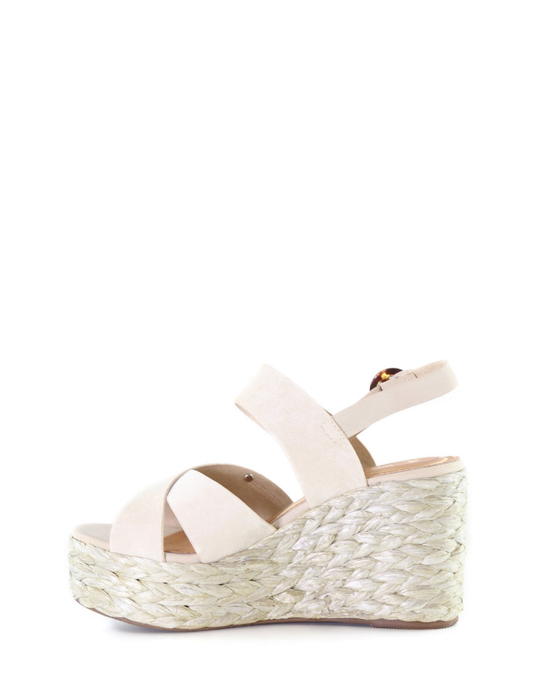 Sandali zeppa Beige 091 Wrangler