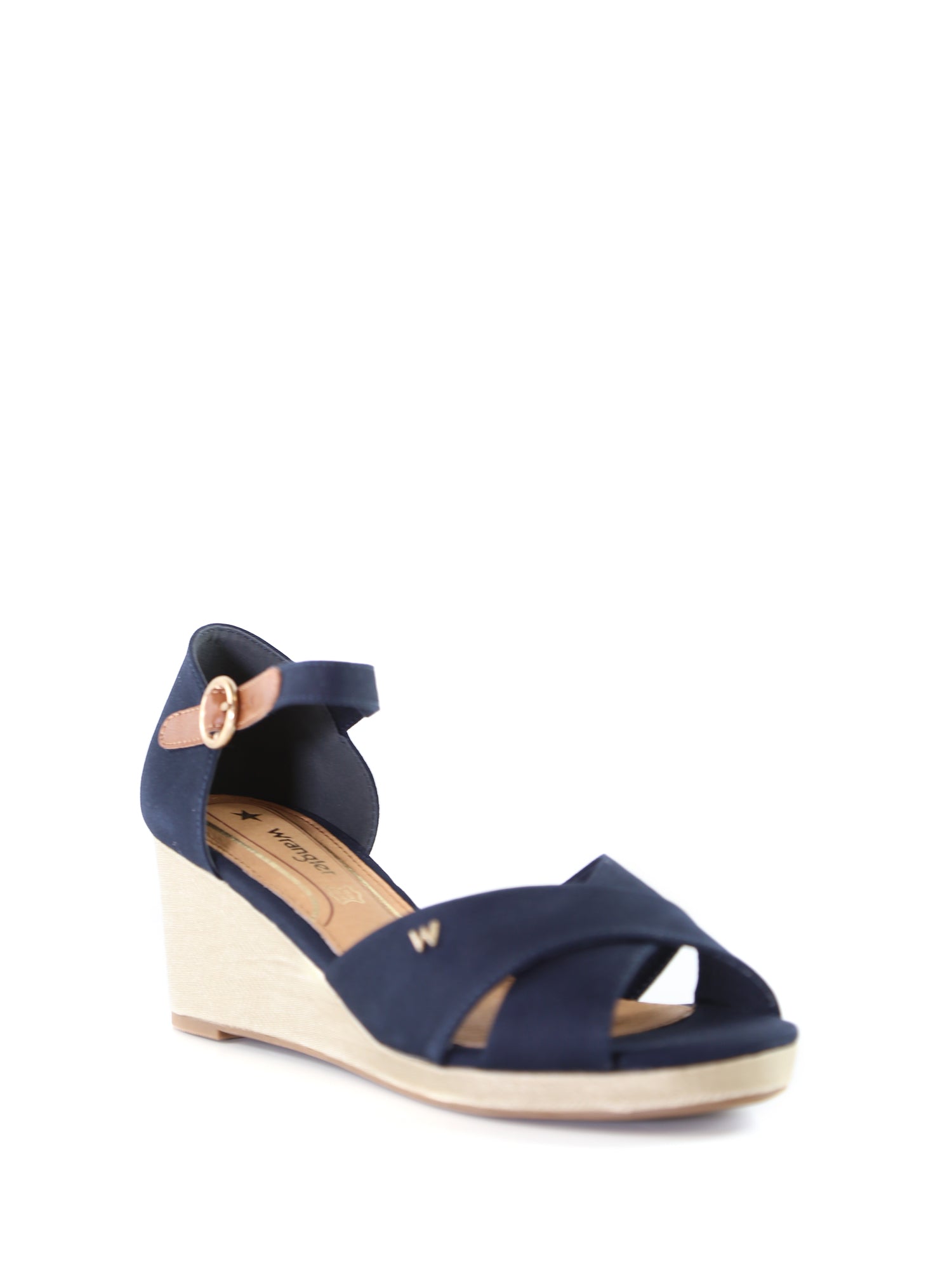 Sandali zeppa Blu Wrangler