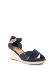 Sandali zeppa Blu Wrangler