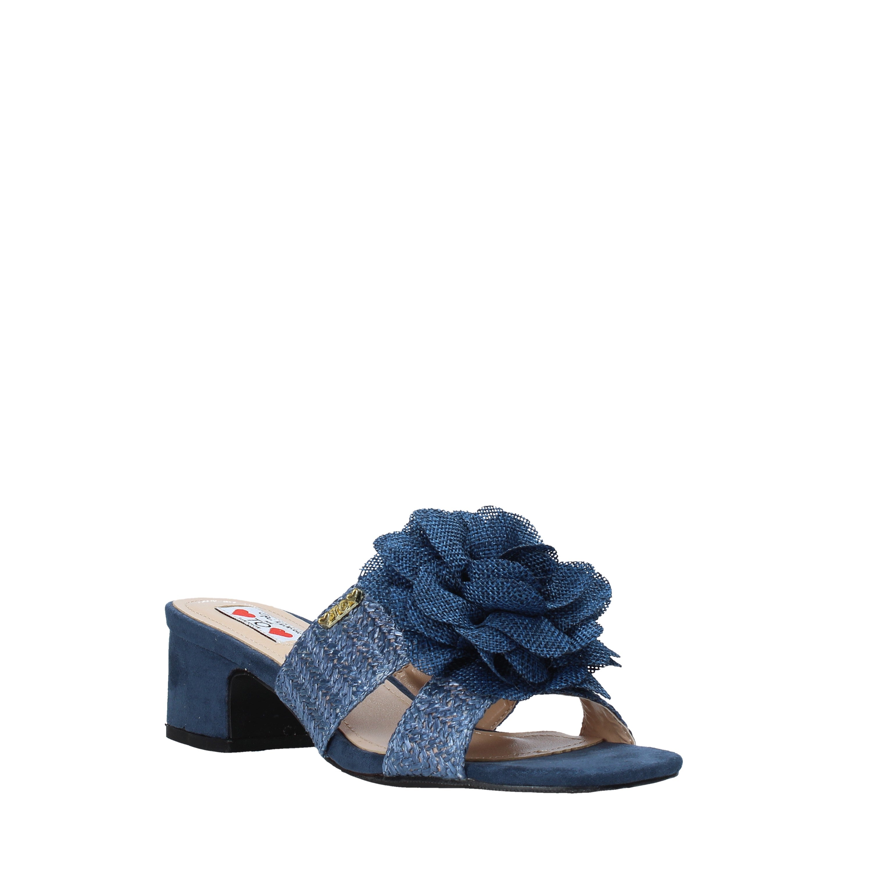 Sandali tacco Blu Love To Love Gai Mattiolo