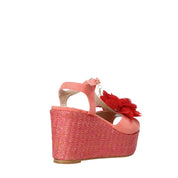 Sandali zeppa Rosso Love To Love Gai Mattiolo