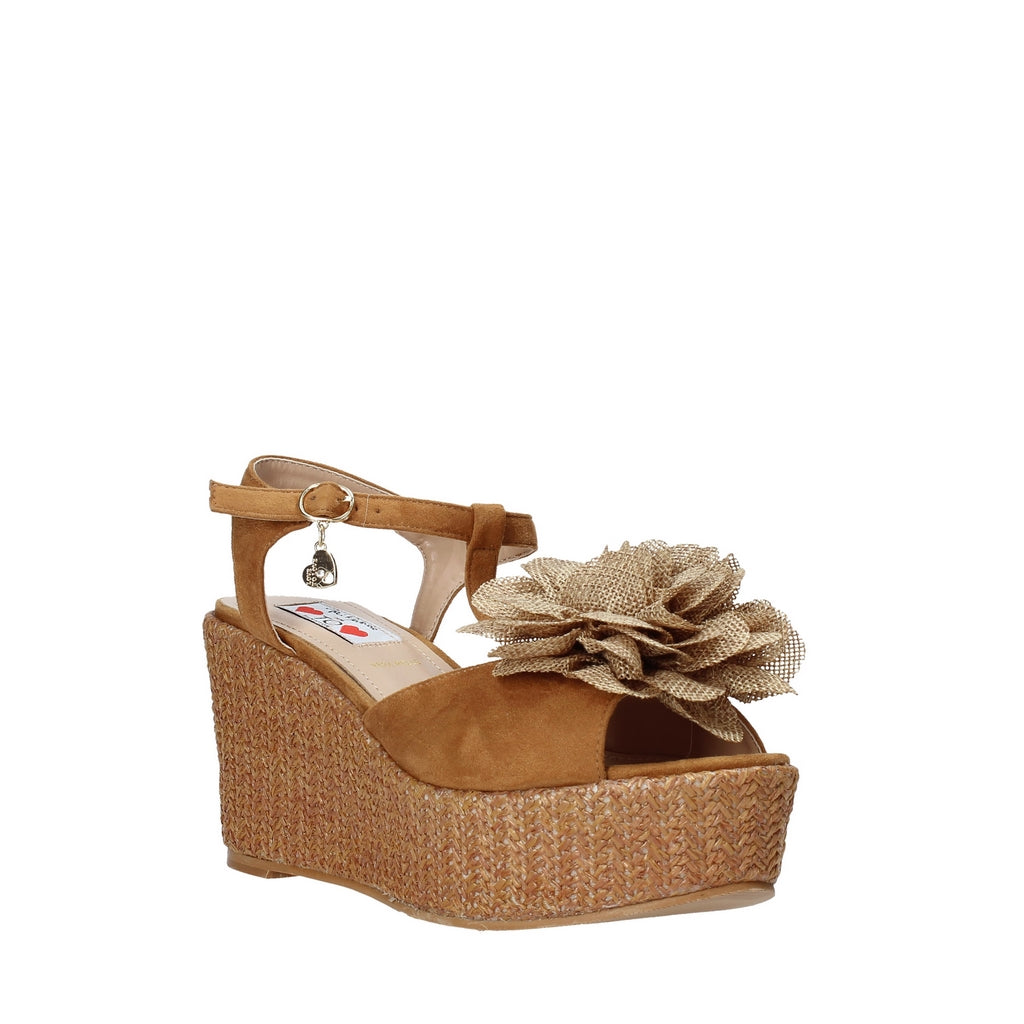 Sandali zeppa Marrone Love To Love Gai Mattiolo