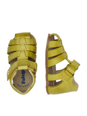 Sandali con strappi Giallo Falcotto