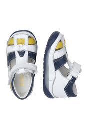 Sandali con strappi Bianco Falcotto