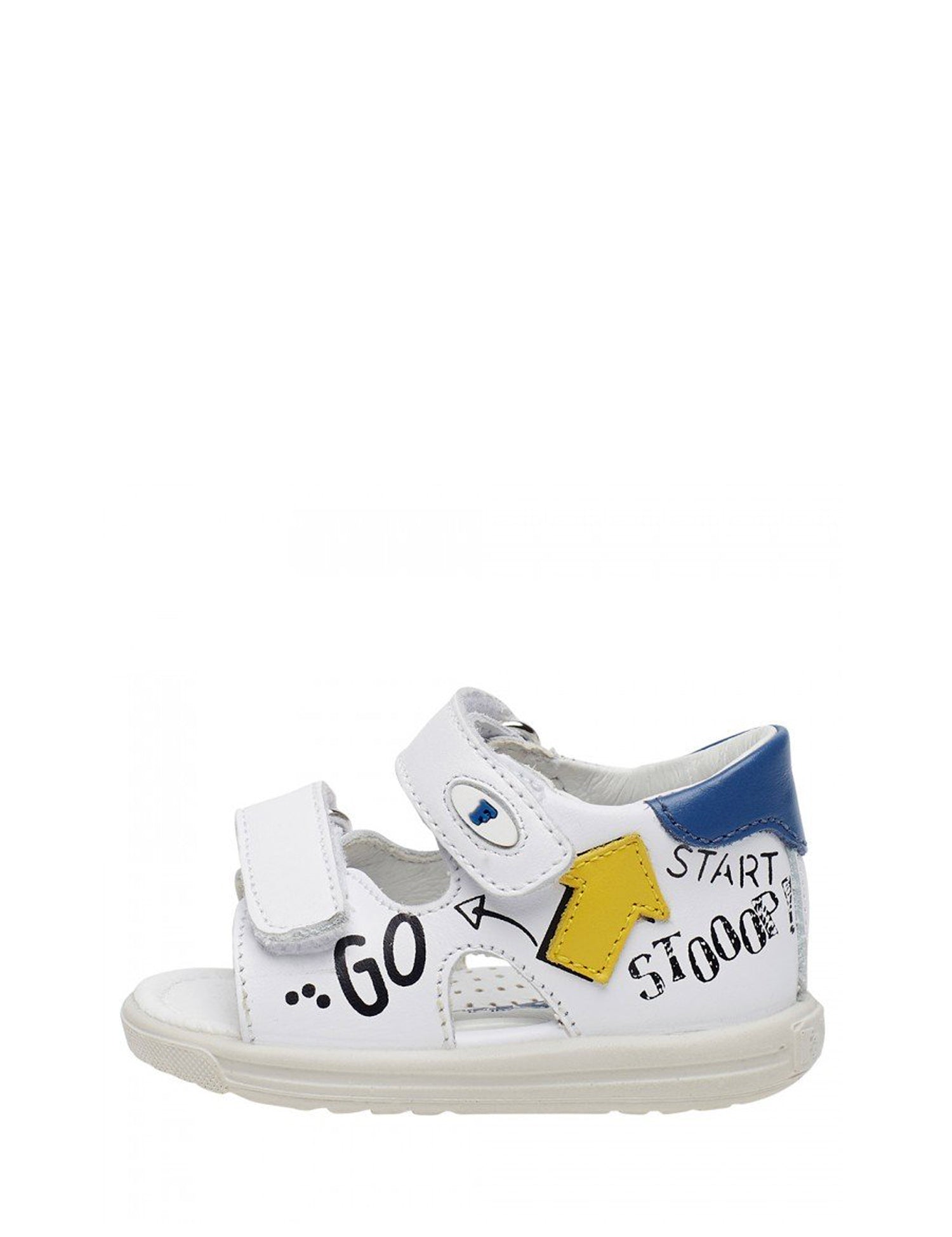 Sandali con strappi Bianco Falcotto