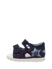 Sandali con strappi Blu Falcotto