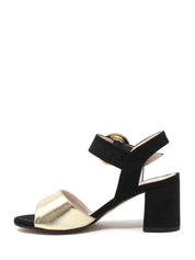 Sandali tacco Nero Valleverde