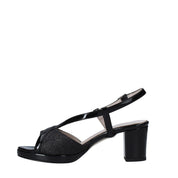 Sandali tacco Nero Valleverde