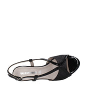 Sandali tacco Nero Valleverde