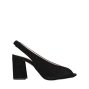 Sandali tacco Nero Valleverde