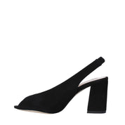 Sandali tacco Nero Valleverde