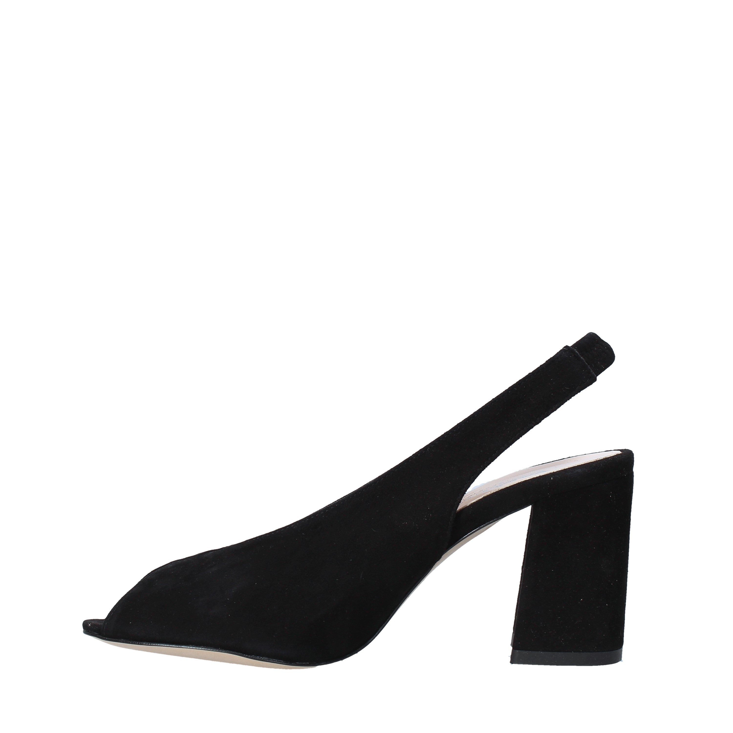 Sandali tacco Nero Valleverde