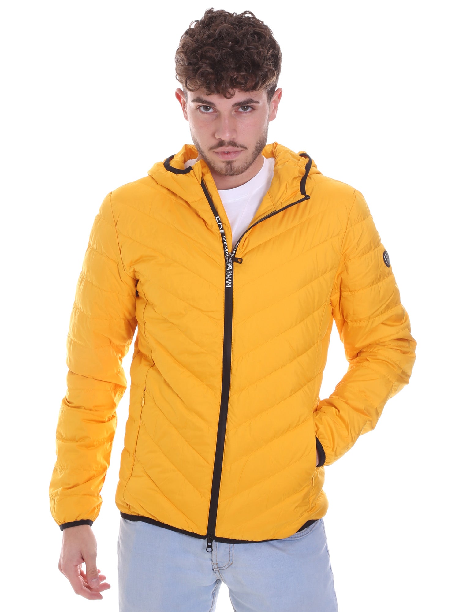 Piumini Giallo Ea7 Emporio Armani