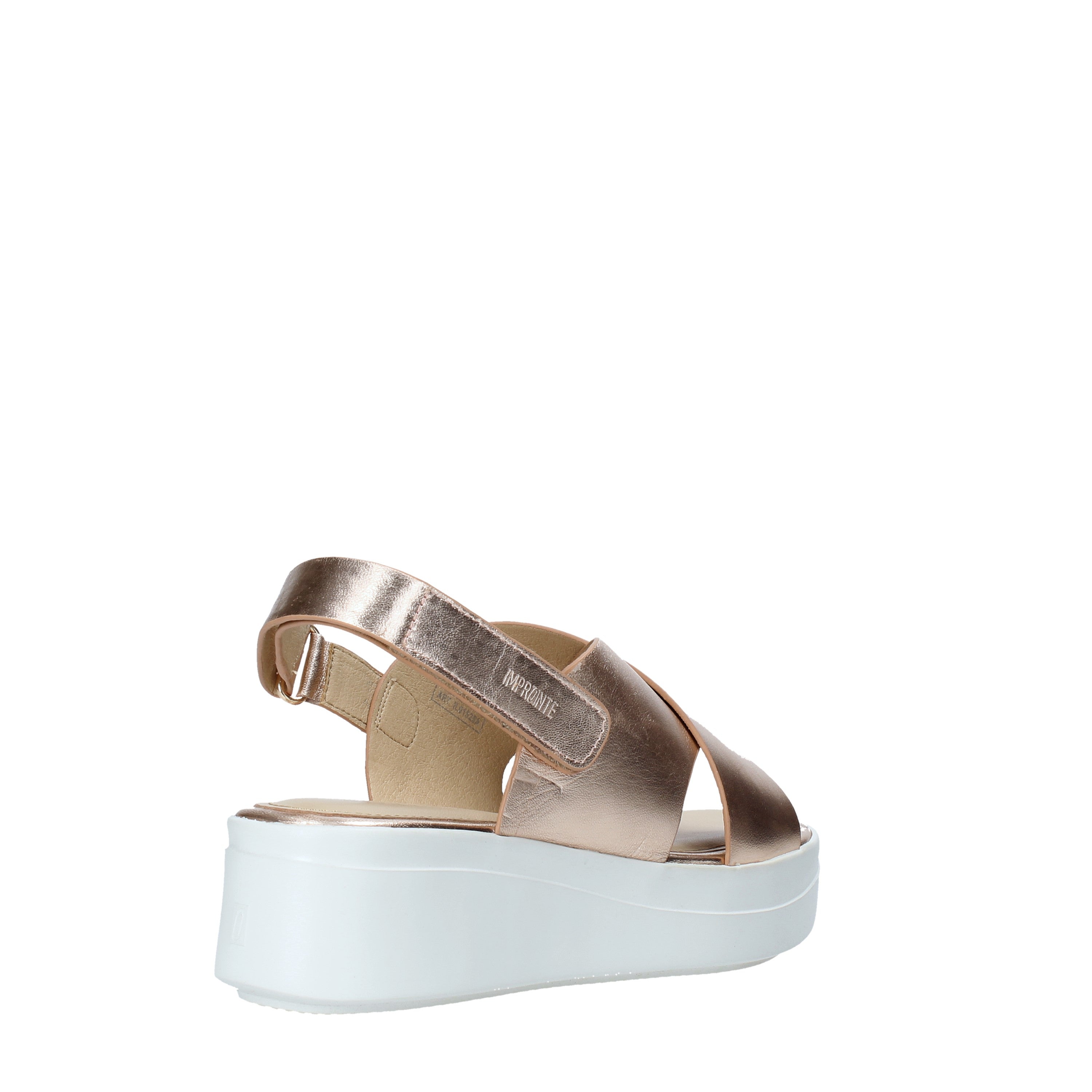 Sandali zeppa Rosa Impronte