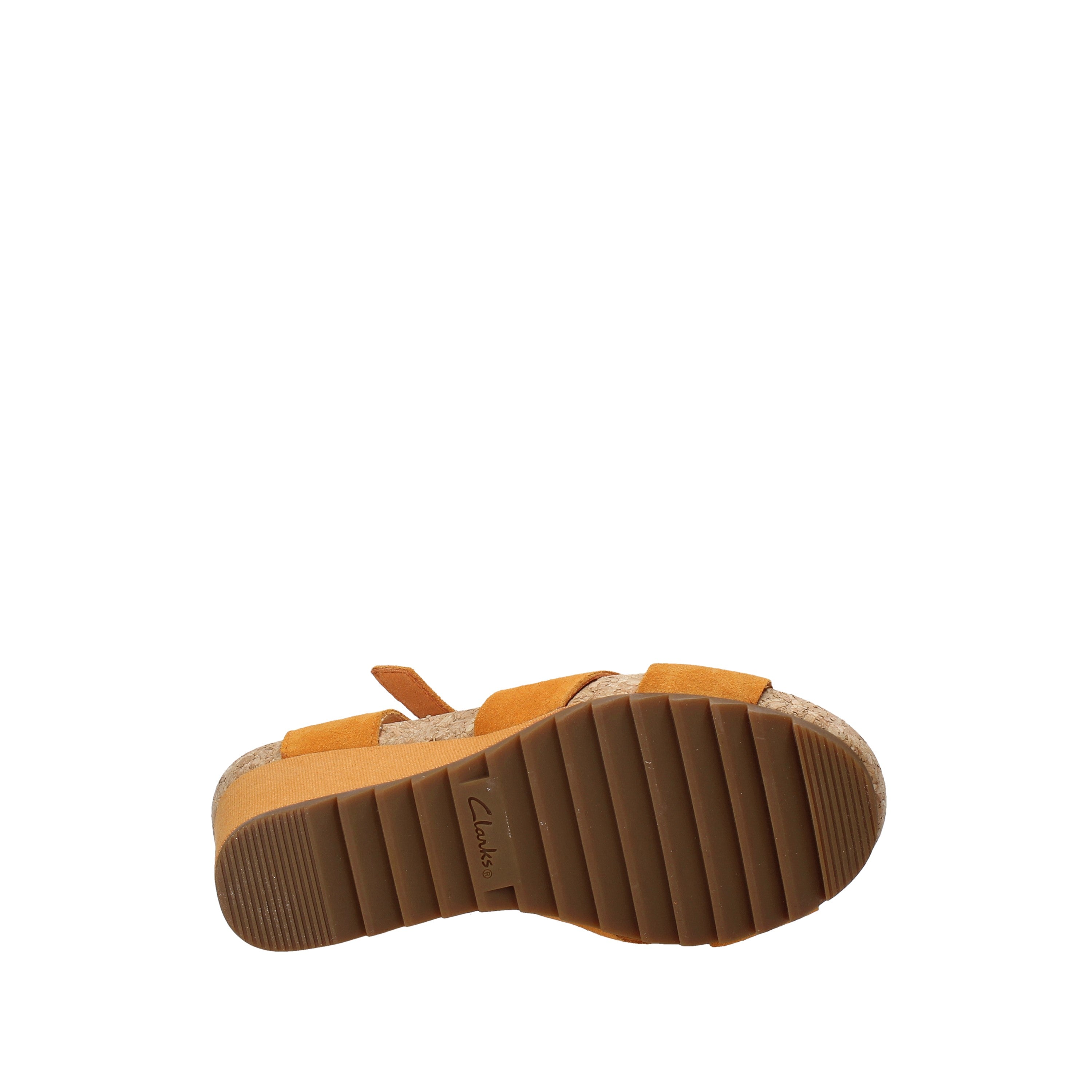 Sandali zeppa Arancio Clarks