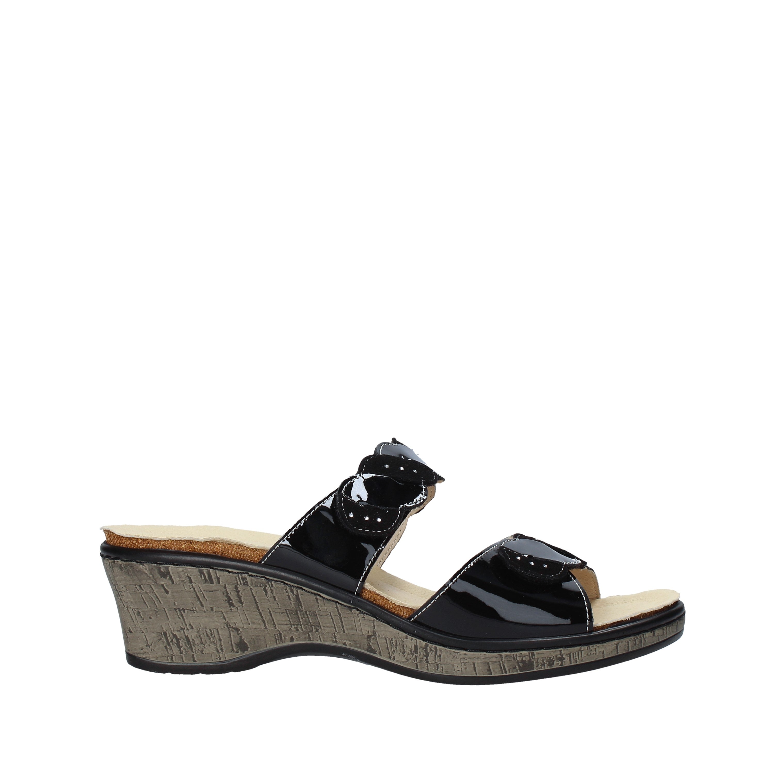 Sandali zeppa Nero Susimoda