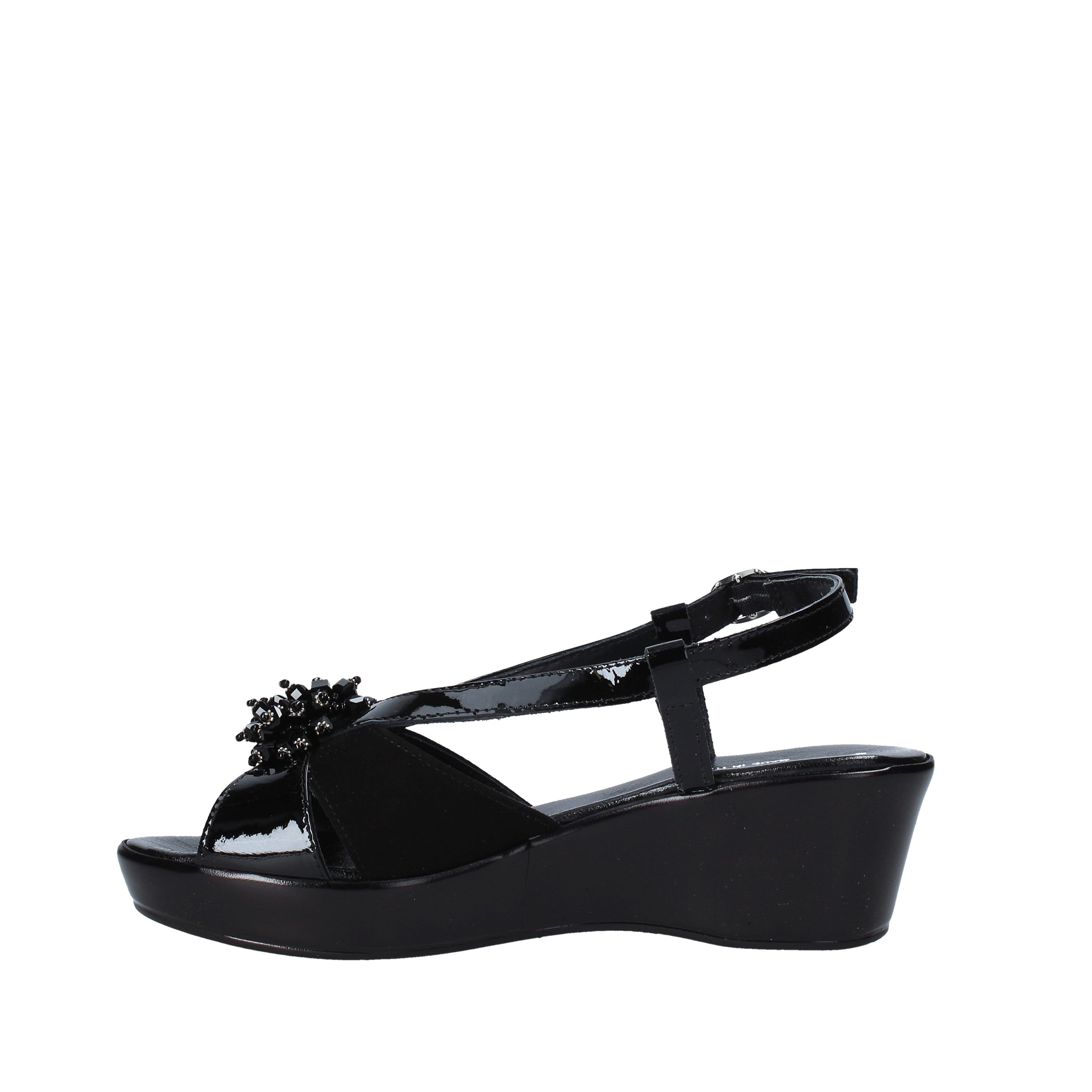 Sandali zeppa Nero Susimoda