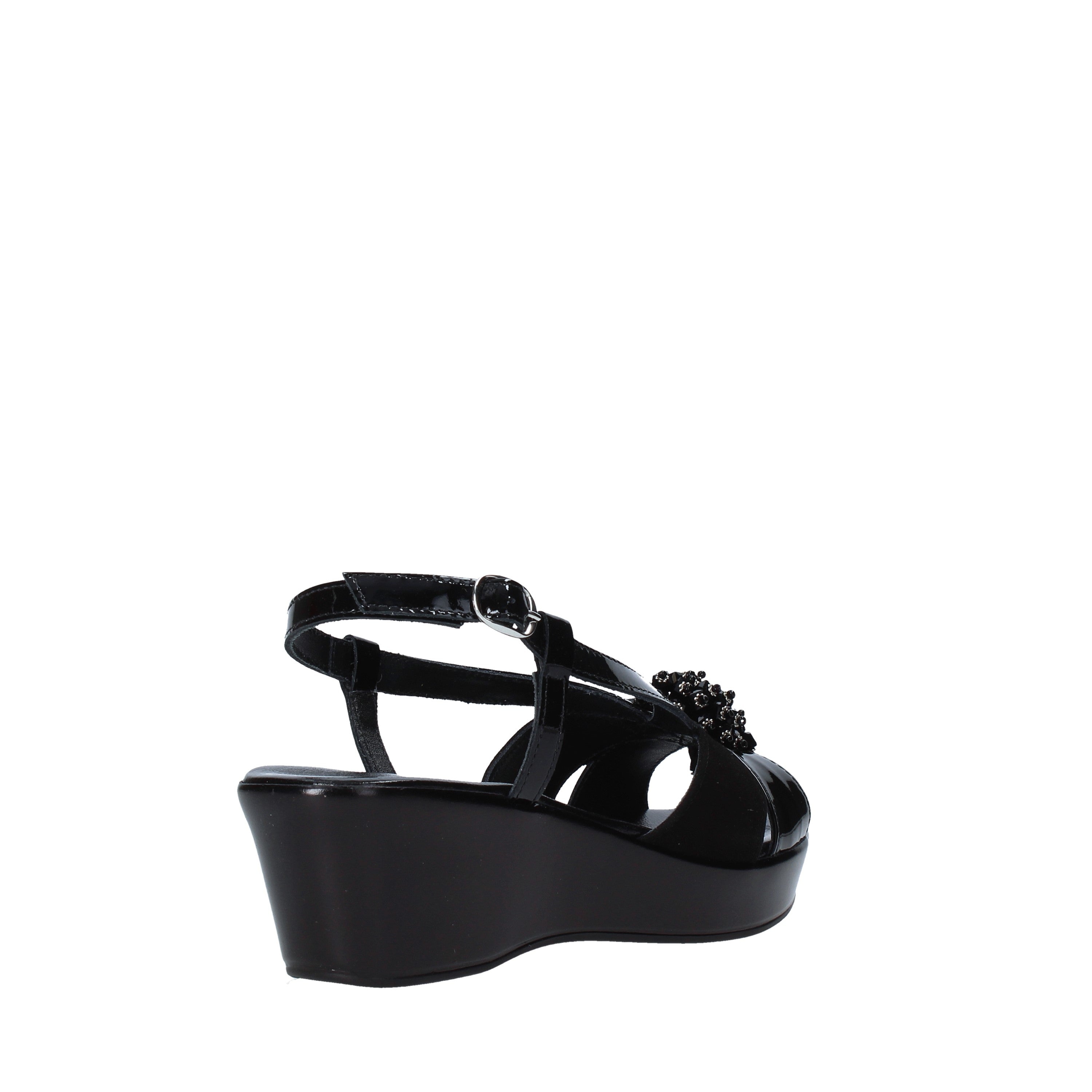 Sandali zeppa Nero Susimoda