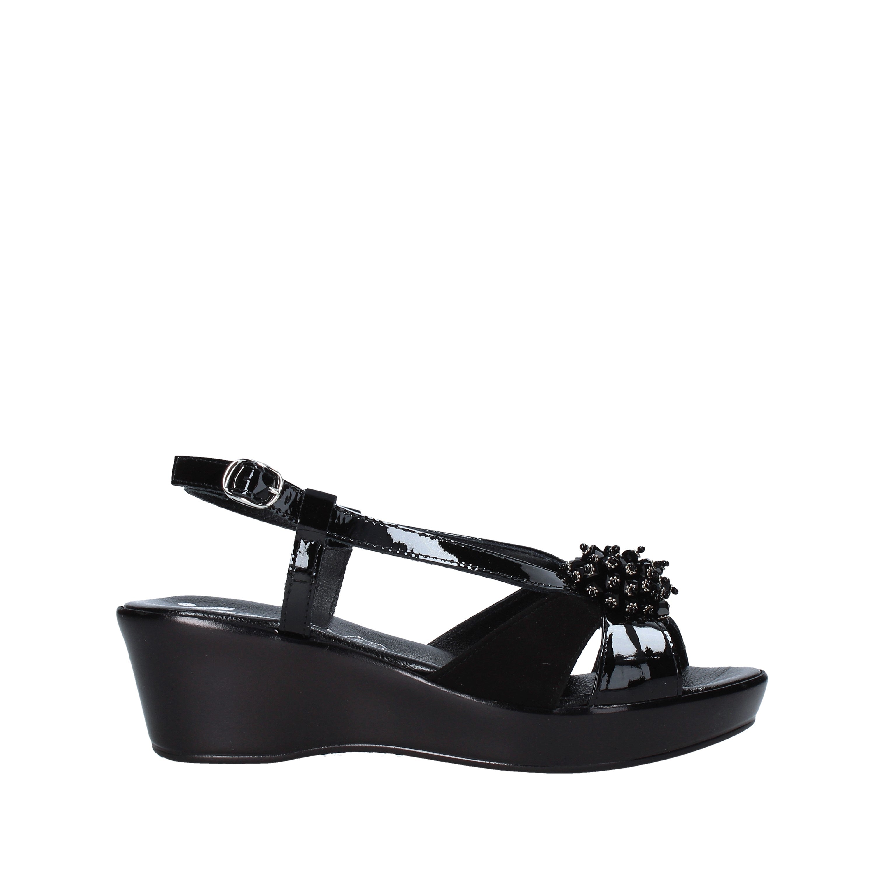 Sandali zeppa Nero Susimoda