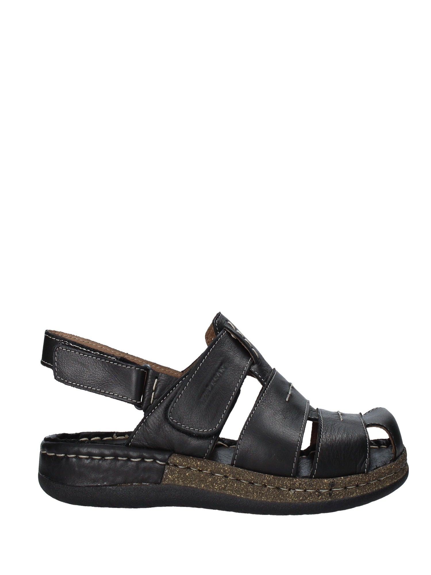 Sandali con strappi Nero Susimoda