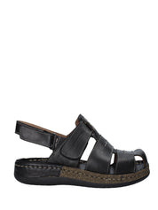 Sandali con strappi Nero Susimoda